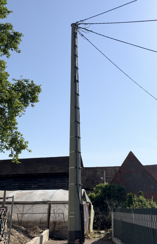 Ortsnetzmast Kandel in der Pfalz