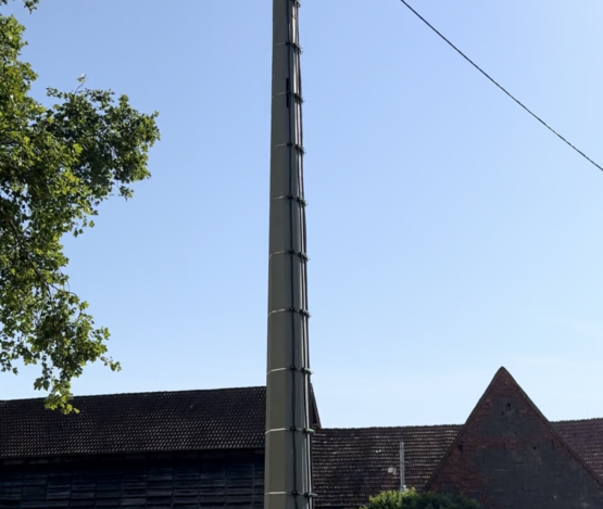 Ortsnetzmast Kandel in der Pfalz